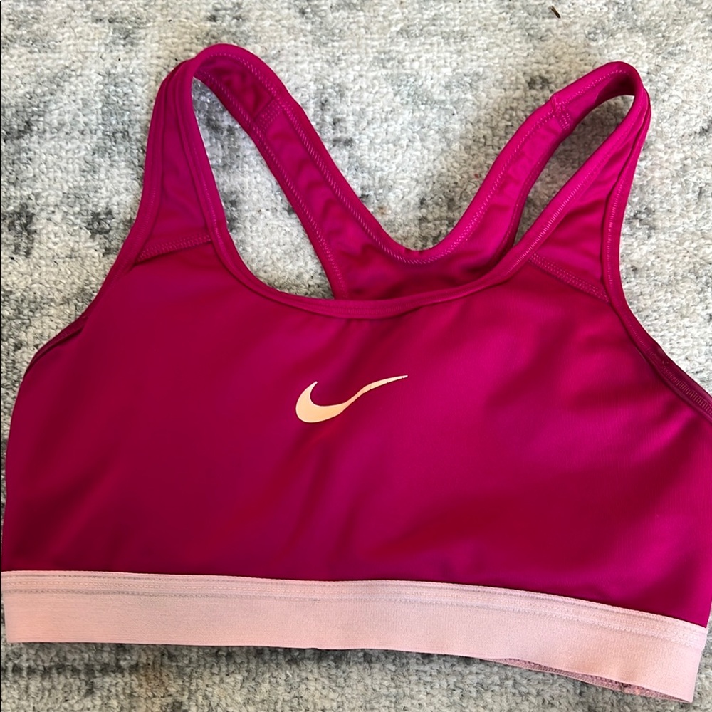 Nike Pink Racerback Sports Bra Intimates